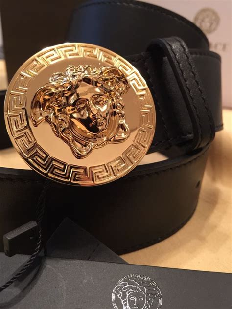 are versace belts real gold|Versace belt price.